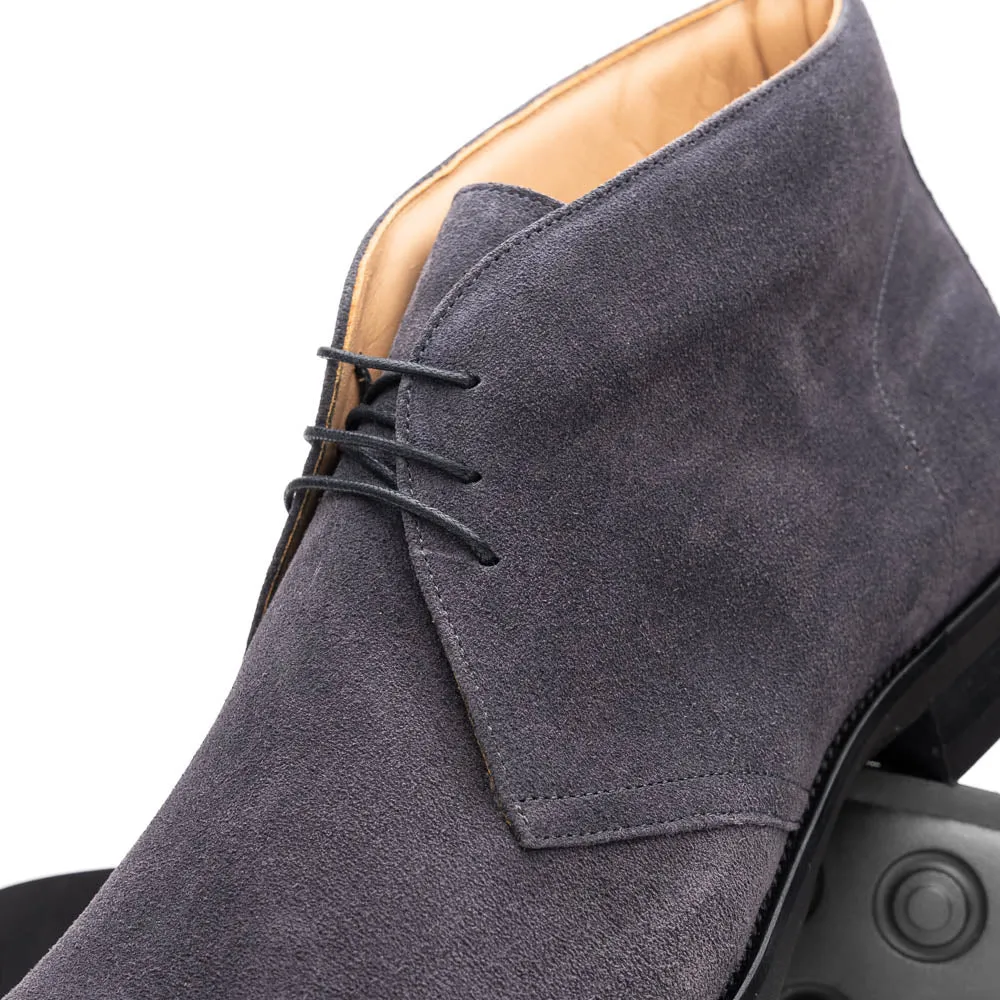 46-592-GRY MARCO Suede Calfskin Chukka Boot Grey