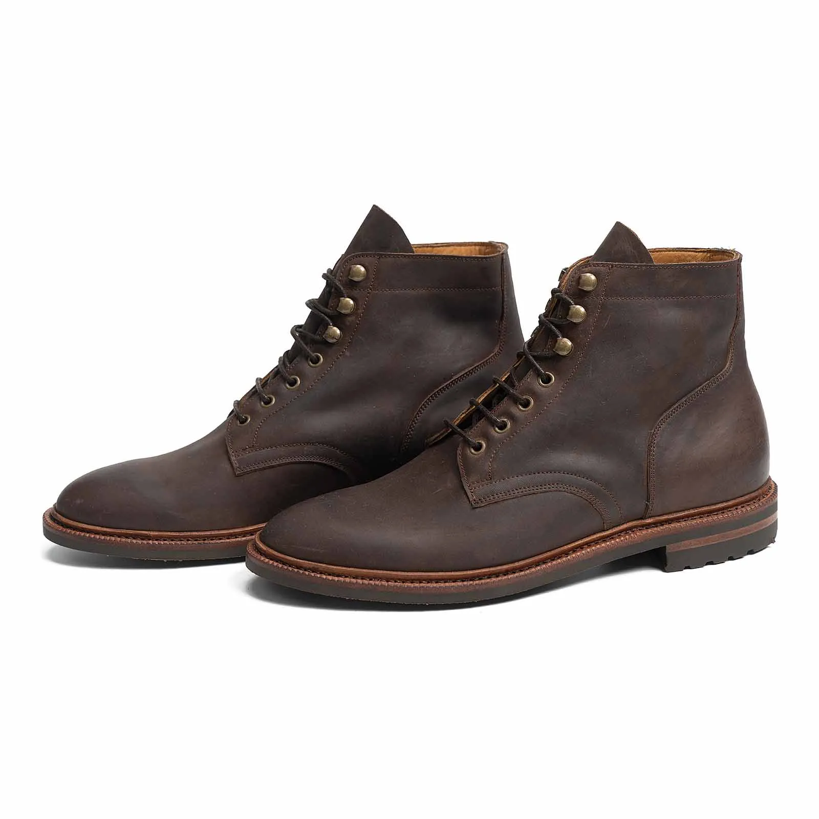 514886 - BROWN WAXY SHELL CORDOVAN - E