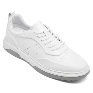 6 CM / 2.36 Inches  CMR CHAMARIPA Men's Elevator Sports Shoes - Low White Sneakers