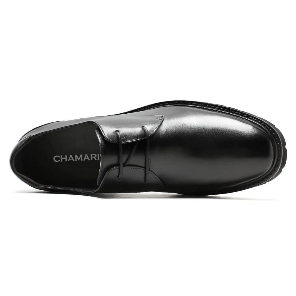 9 CM / 3.54 Inches Taller - CMR CHAMARIPA Elevator Shoes Derby Business Shoes