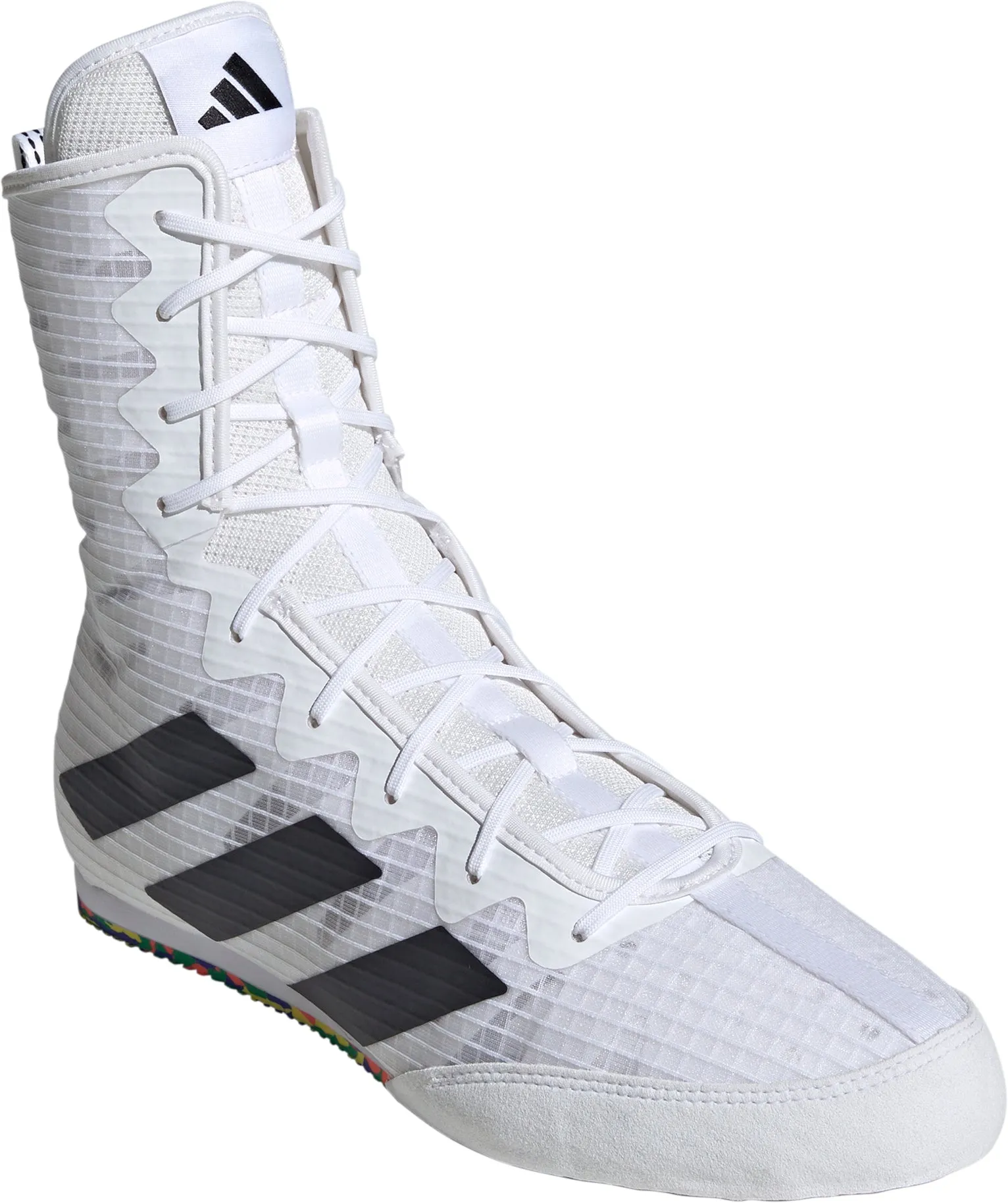 adidas Box Hog 4 Mens Boxing Shoes - White