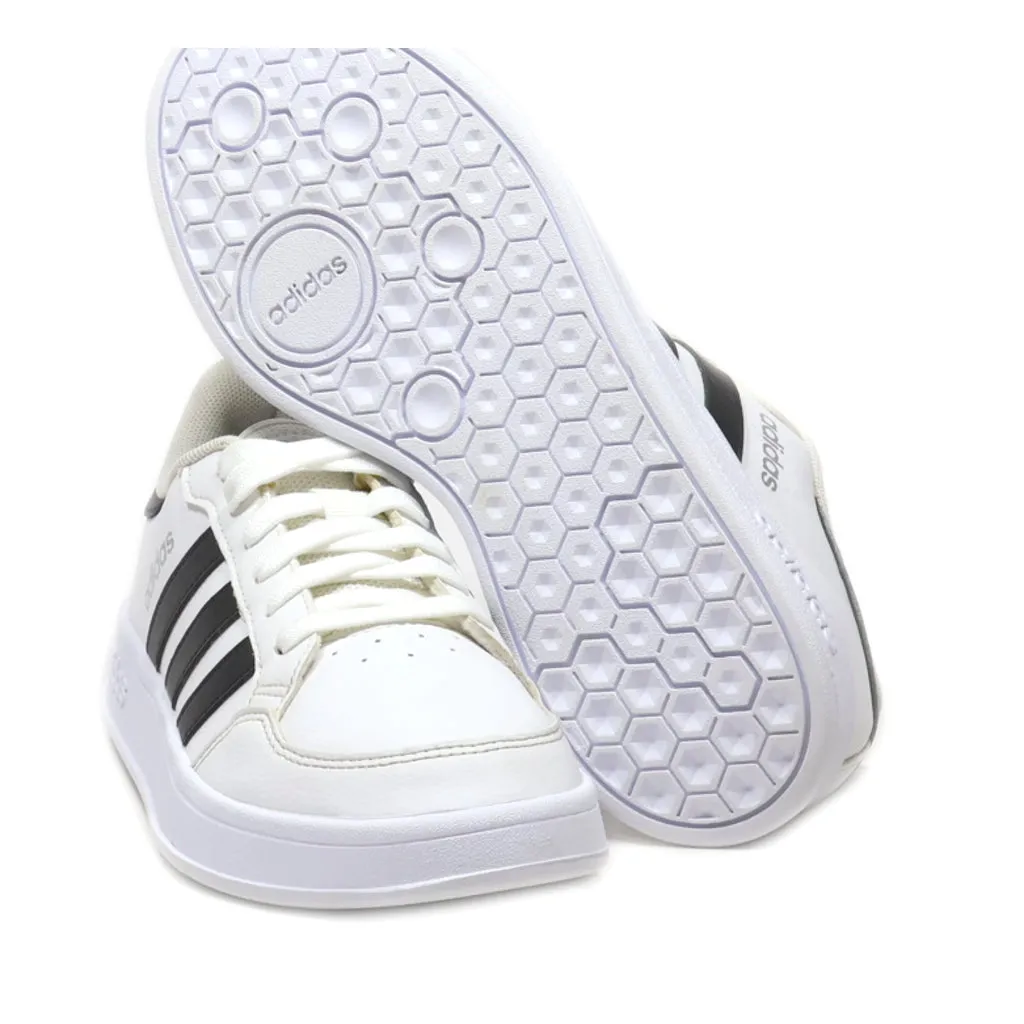 Adidas Breaknet Low-Top Sneakers Pu Leather White Colour For Women