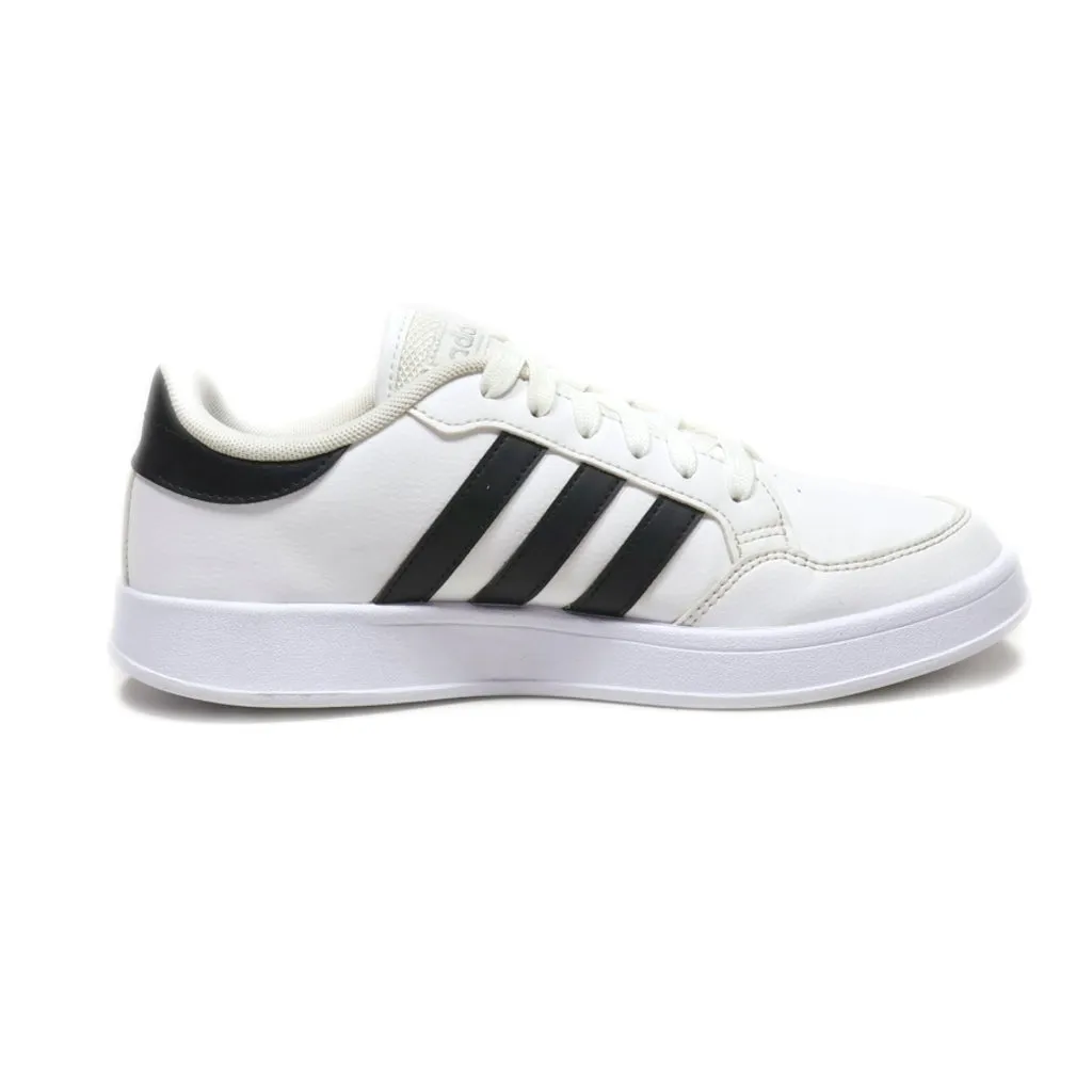 Adidas Breaknet Low-Top Sneakers Pu Leather White Colour For Women