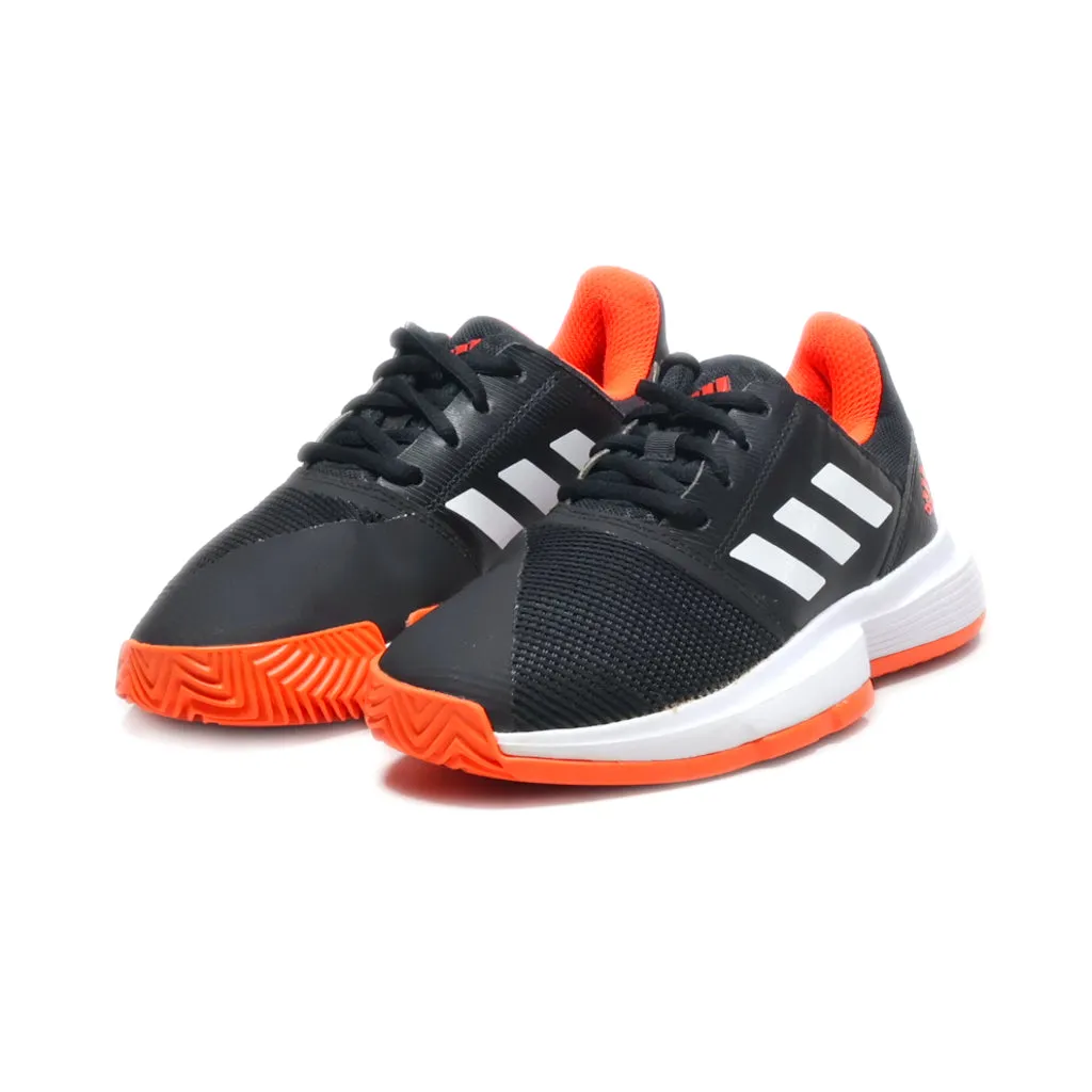 Adidas Court Jam Sport Shoes Fabric Black Colour For Kids