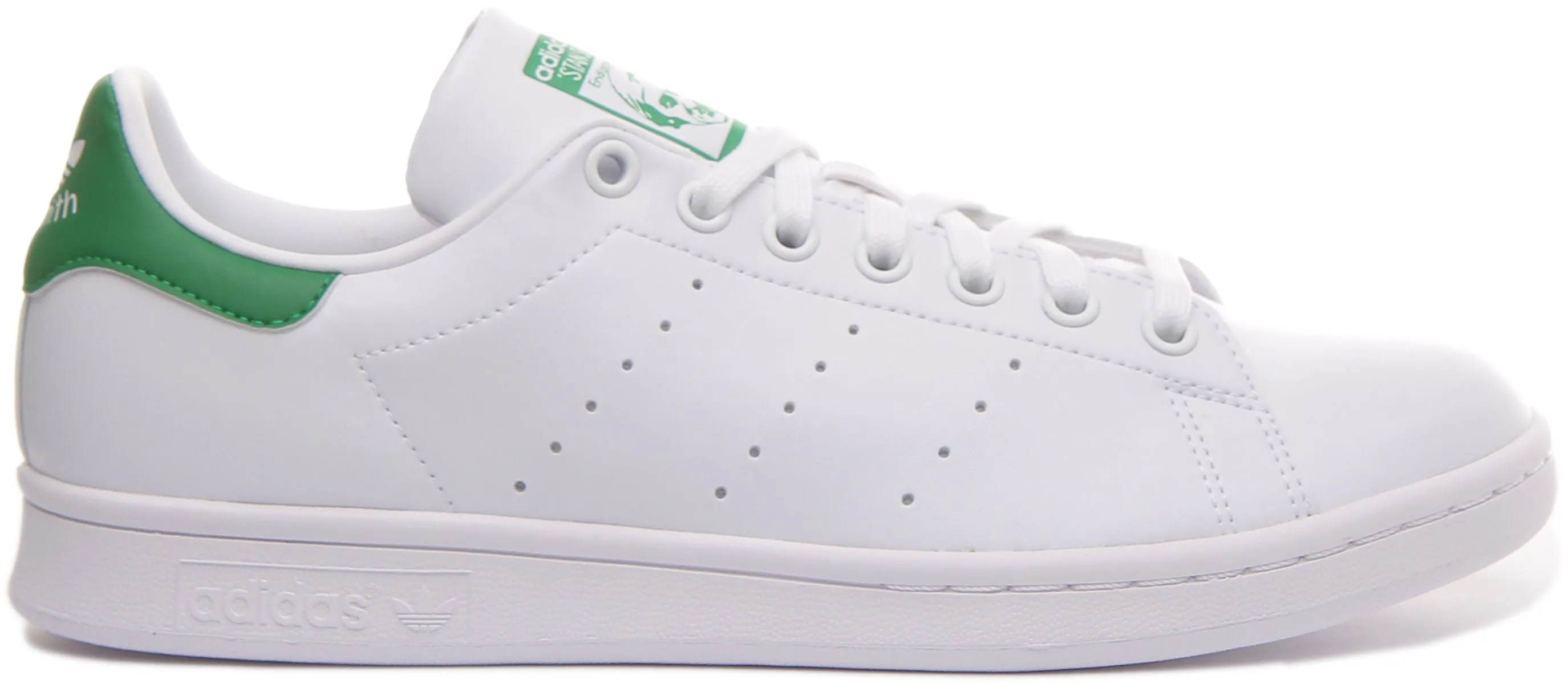 Adidas Stan Smith In White Green For Men