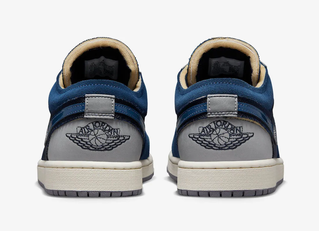 Air Jordan 1 Low SE Craft Obsidian Ashen Slate DR8867-400