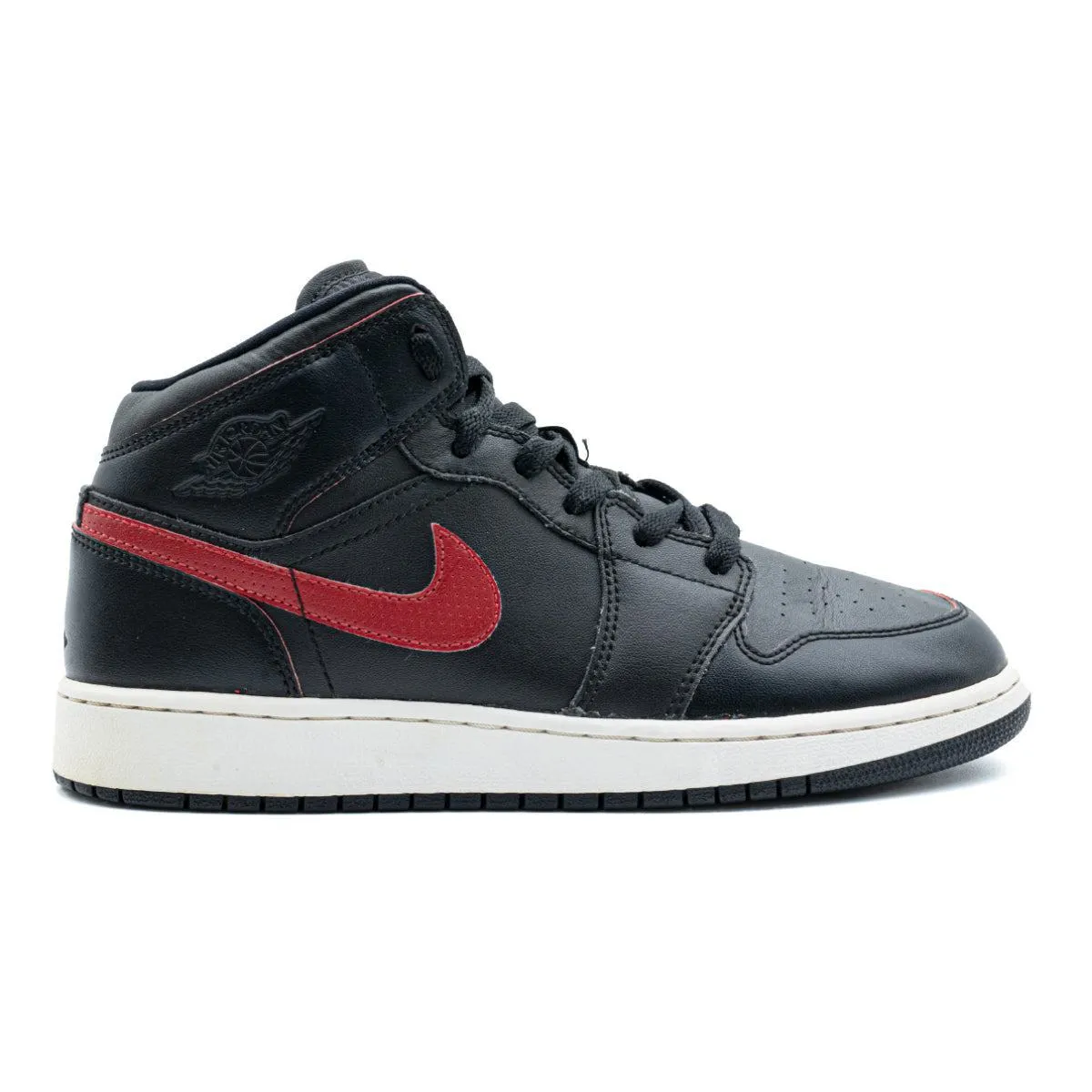 Air Jordan 1 Retro High-Top Sneakers Leather Black Colour For Women