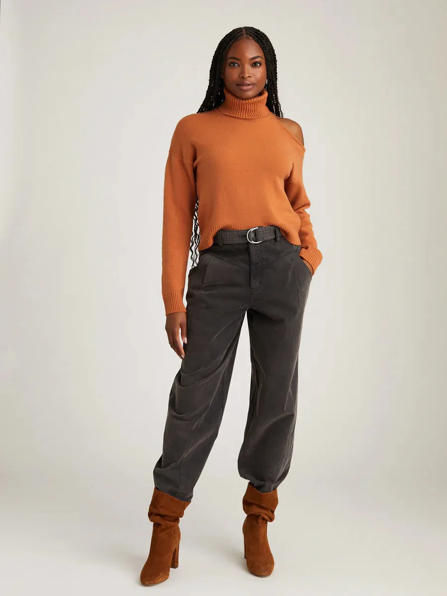 AME VERONICA COLD SHOULDER SWEATER