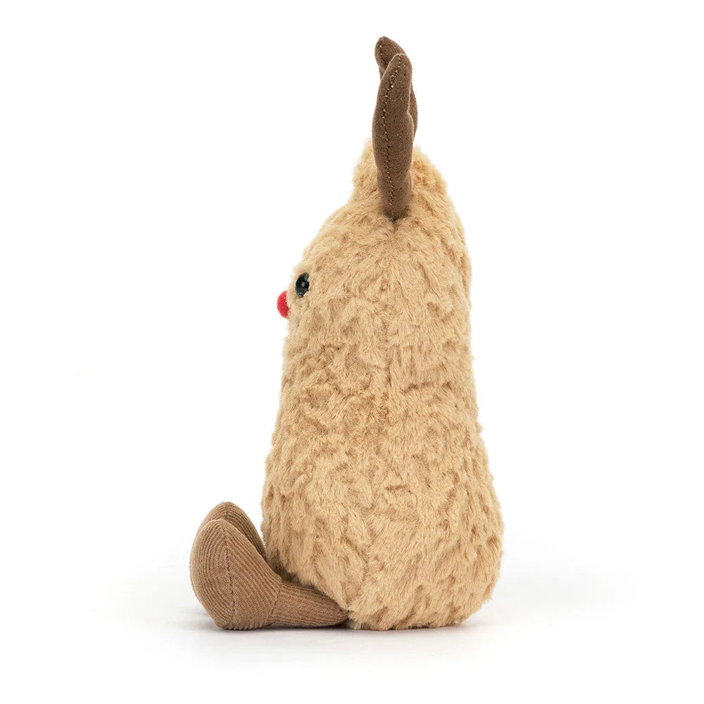 Amuseables Peanut Reindeer By Jellycat