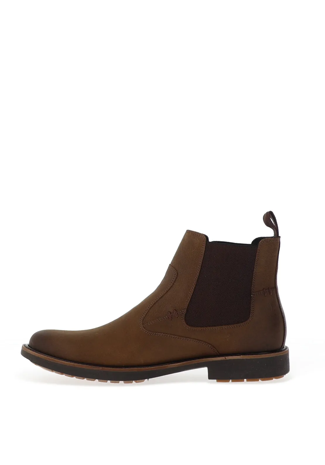 Anatomic & Co Garibaldi Chelsea Boots, Olive Bull Skin