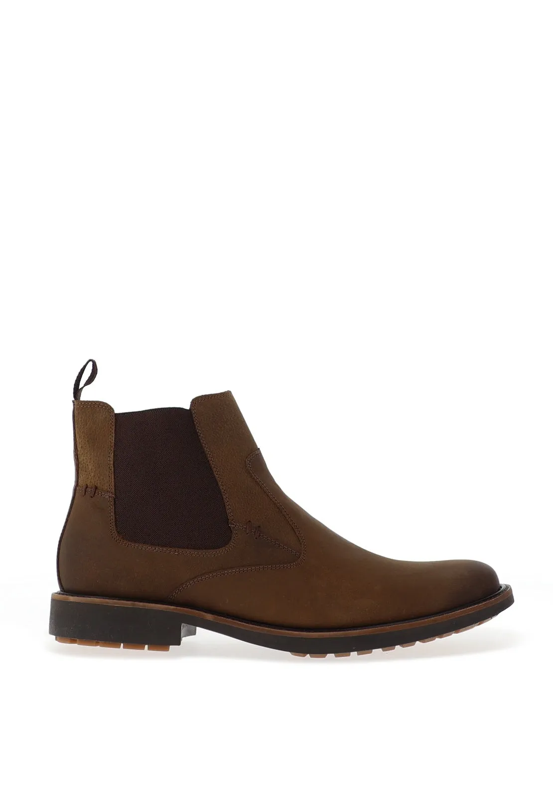 Anatomic & Co Garibaldi Chelsea Boots, Olive Bull Skin