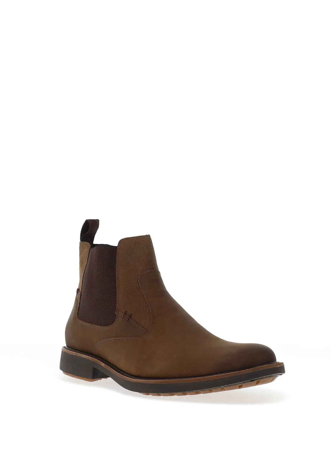 Anatomic & Co Garibaldi Chelsea Boots, Olive Bull Skin