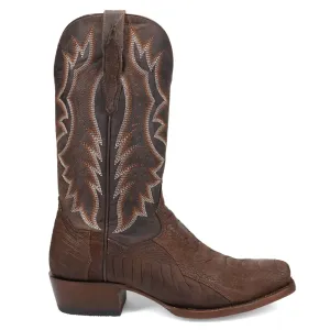 Anders Ostrich Square Toe Cowboy Boots