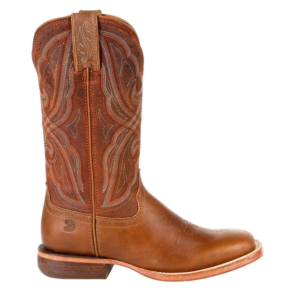 Arena Pro Embroidered Square Toe Cowboy Boots