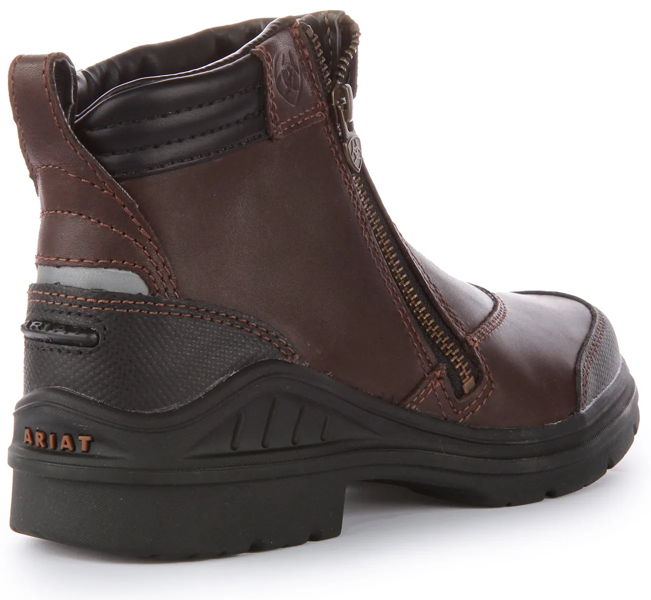 Ariat Barnyard Side Z In Dark Brown For Women