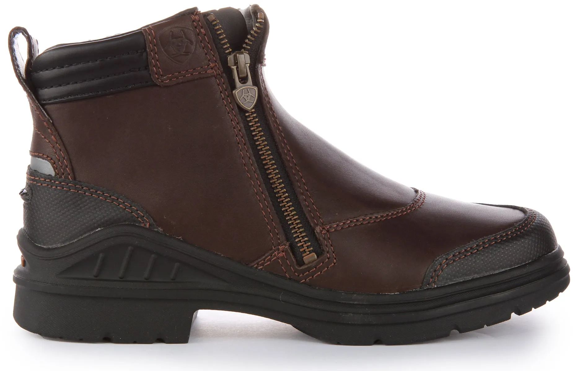 Ariat Barnyard Side Z In Dark Brown For Women