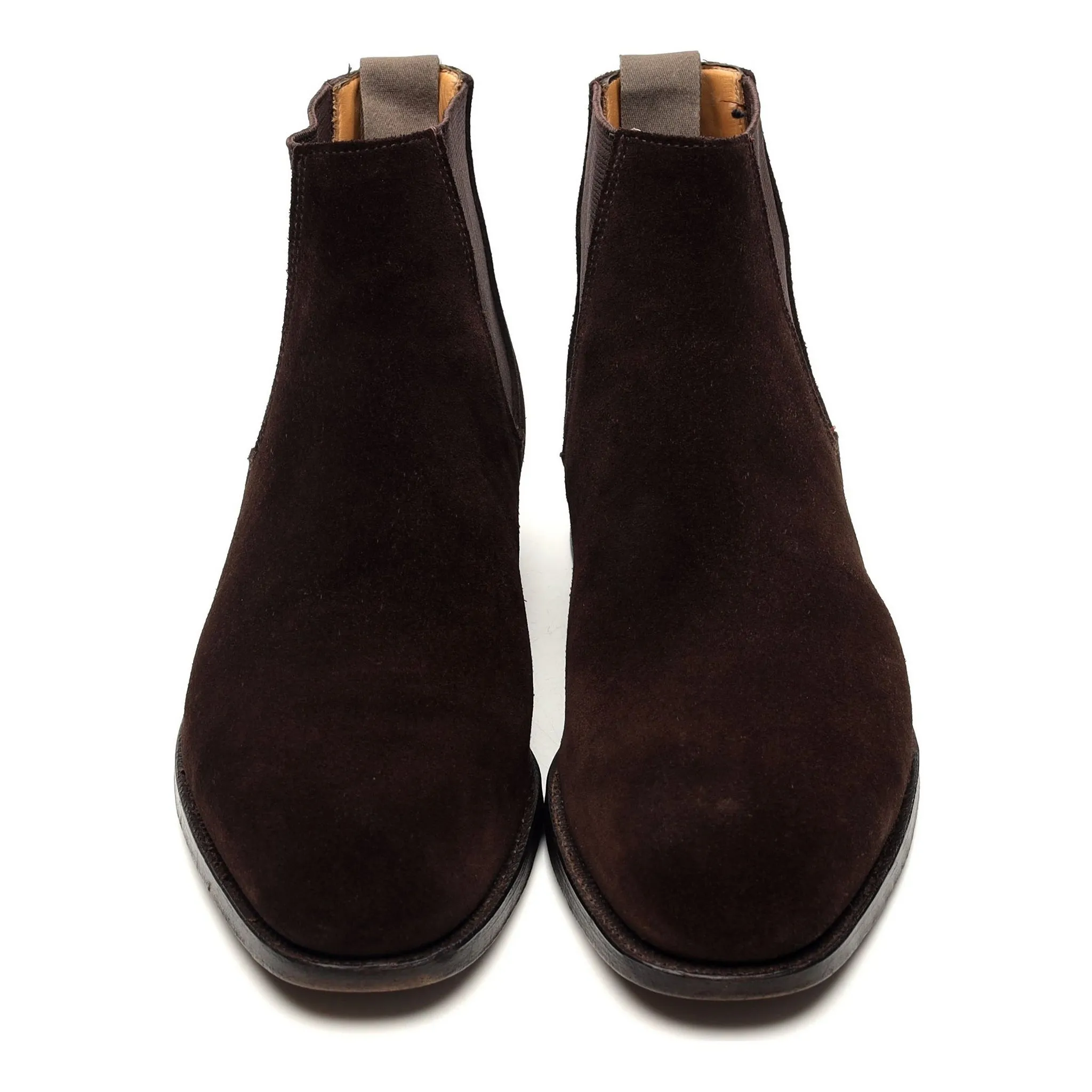 'Ashford' Dark Brown Suede Chelsea Boots UK 8.5 F