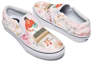 Baking Girl Boss Slip-On Shoes