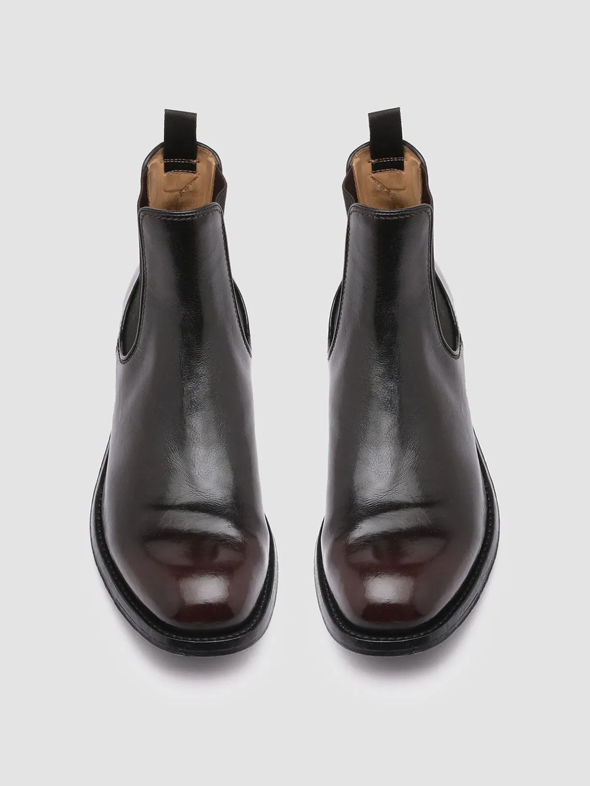 BALANCE 008 - Black Leather Chelsea Boots