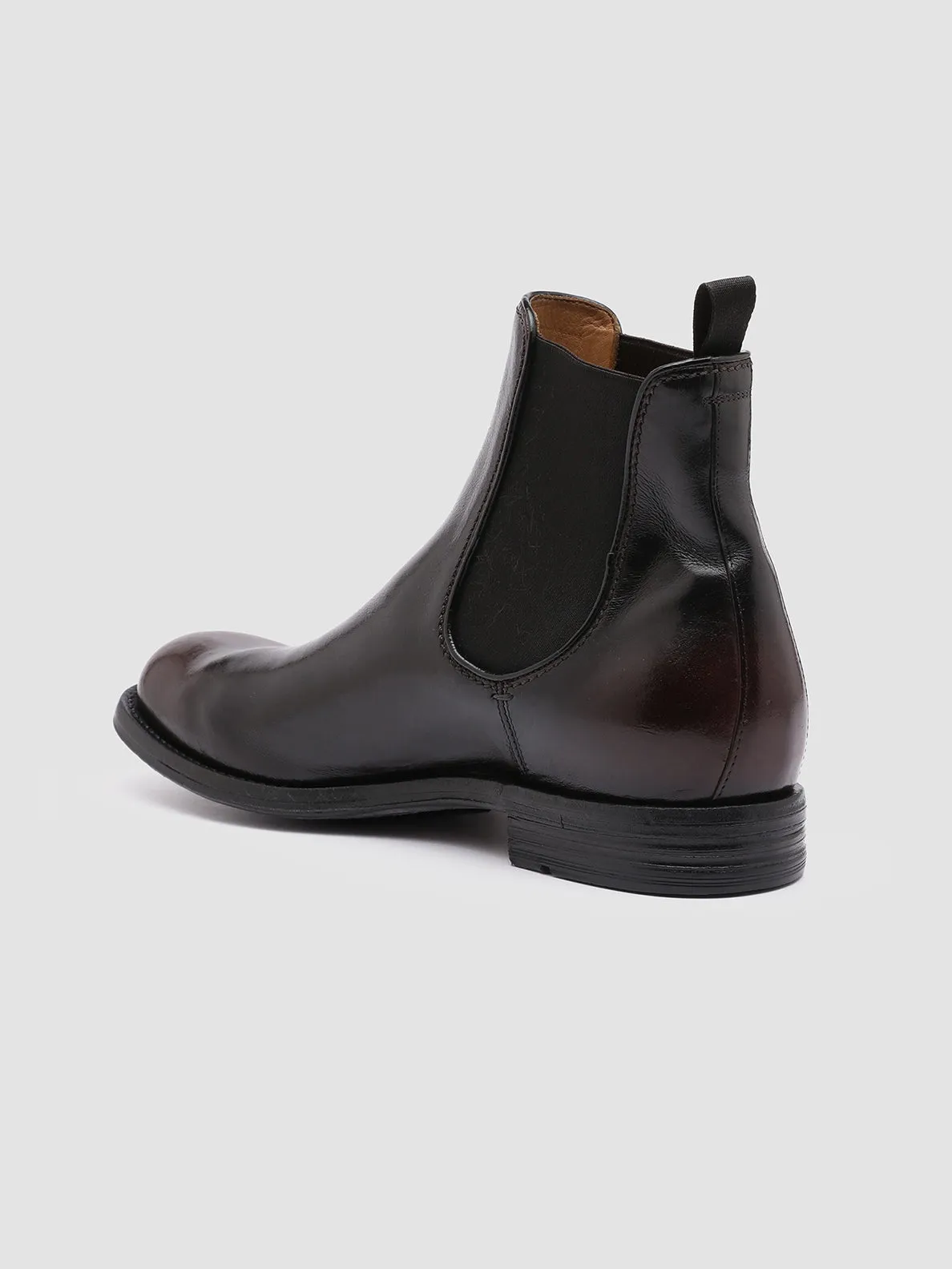 BALANCE 008 - Black Leather Chelsea Boots