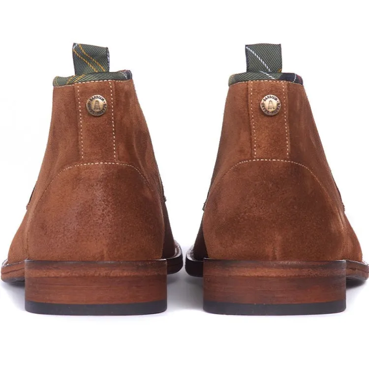 Barbour Benwell Chukka Suede Boots - Cognac