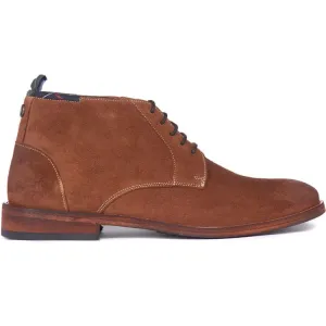 Barbour Benwell Chukka Suede Boots - Cognac