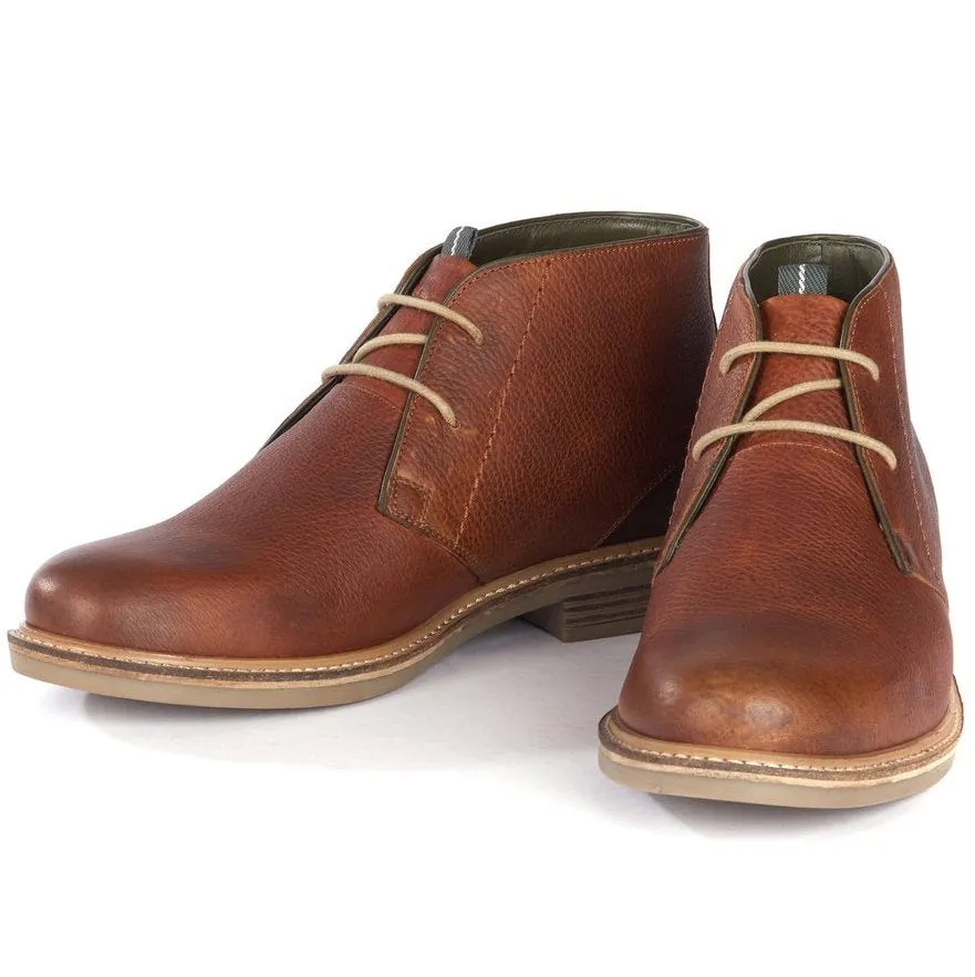 Barbour Boots Redhead Chukka Boots in Cognac Brown Leather - MFO0138TA52