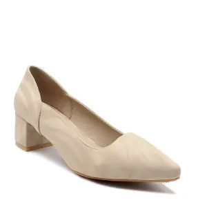 Beige Formal Court Shoes L00850005