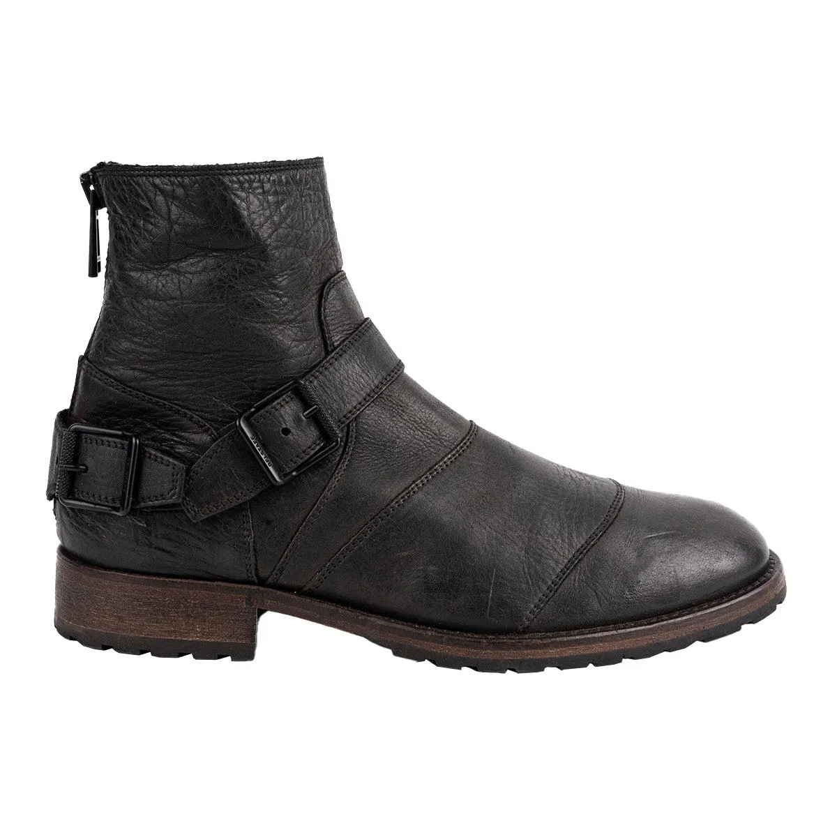 Belstaff Traimaster Ankle Boots Leather Black Colour For Men