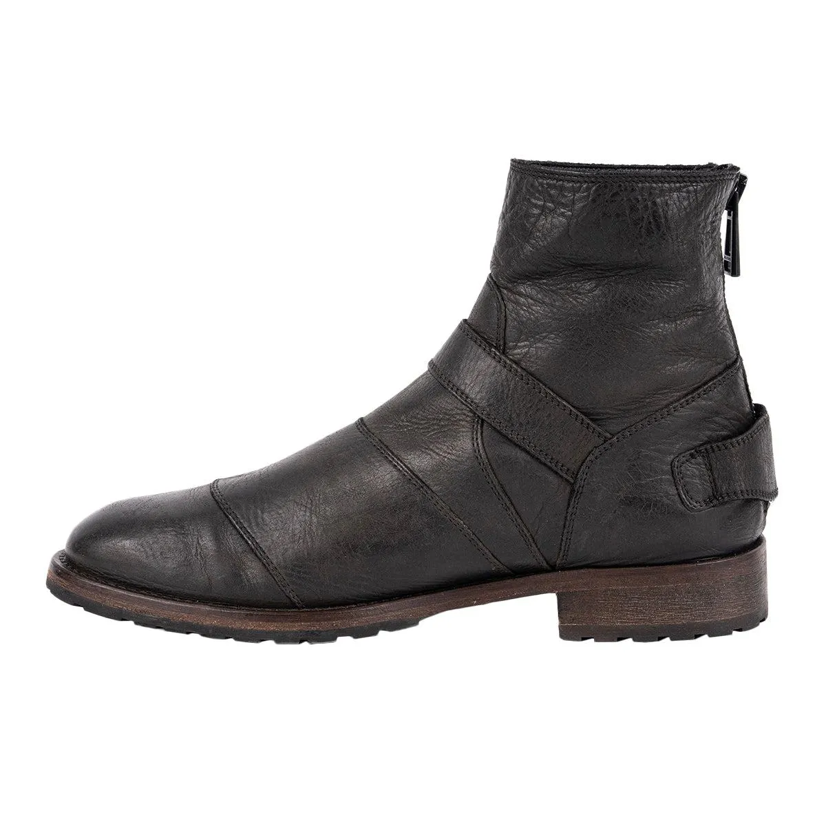 Belstaff Traimaster Ankle Boots Leather Black Colour For Men