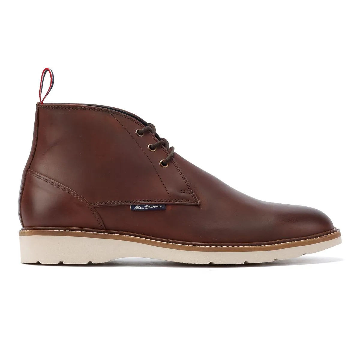 Ben Sherman Hampton Leather Men's Burgundy Boots