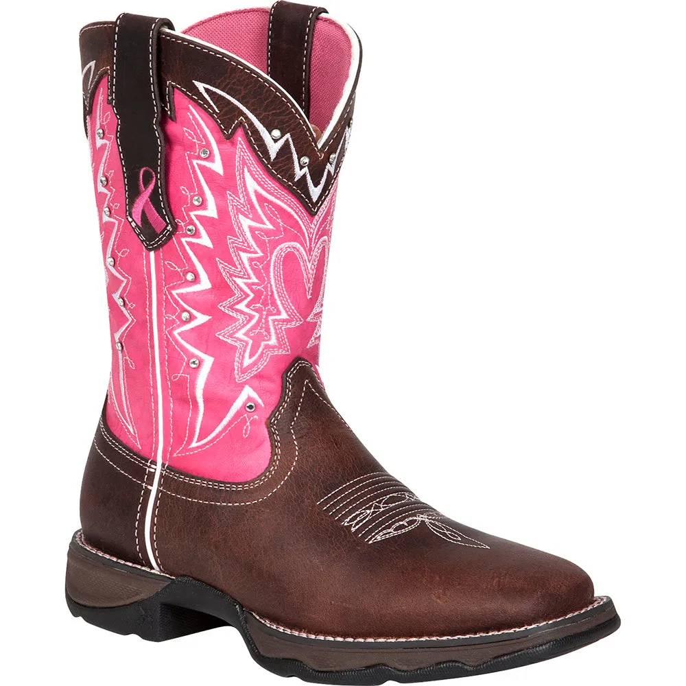 Benefiting Stefanie Spielman Square Toe Cowboy Boots