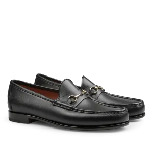 Black Funchal Leather Xim Horsebit Loafers