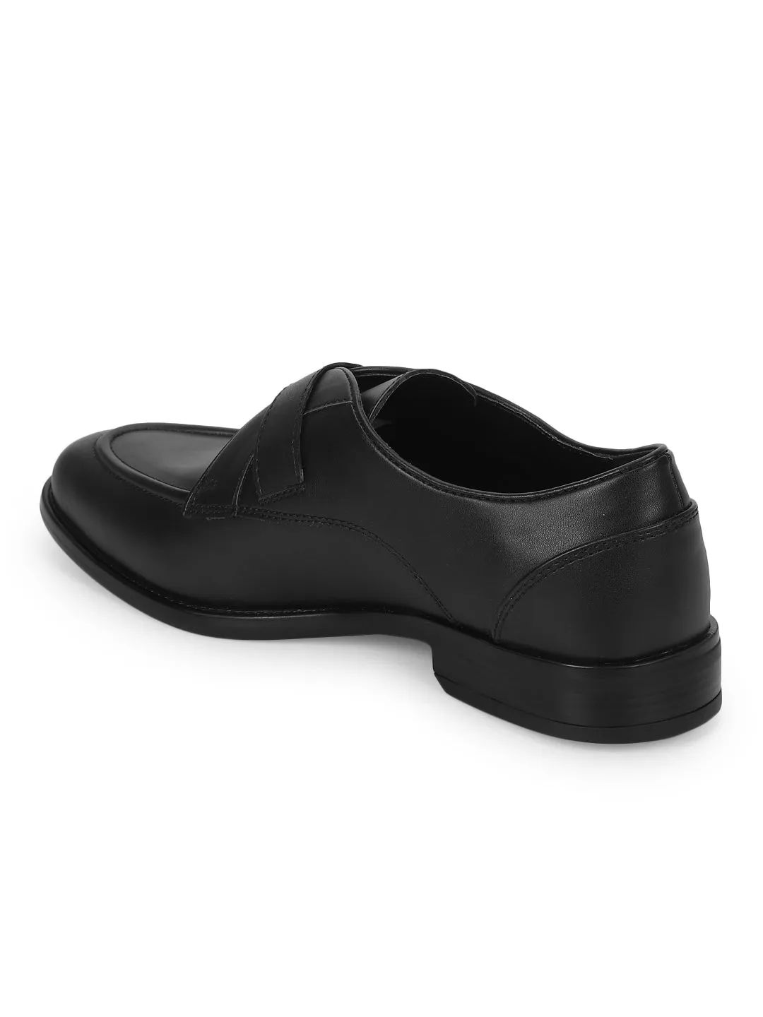 Black PU Men Loafers (TC-SM-5028-BLKCPU)