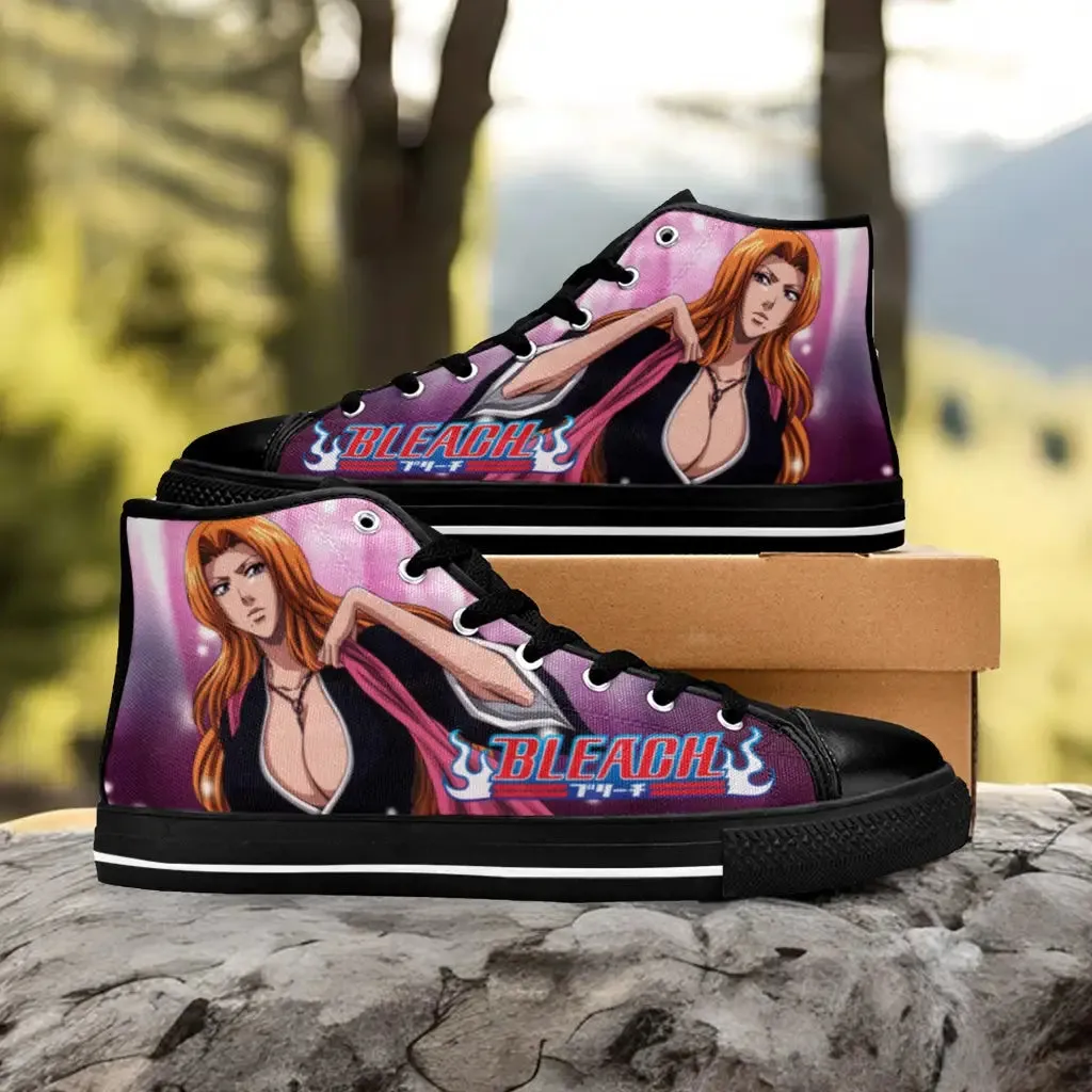 Bleach Rangiku Matsumoto Shoes High Top Sneakers for Kids and Adults