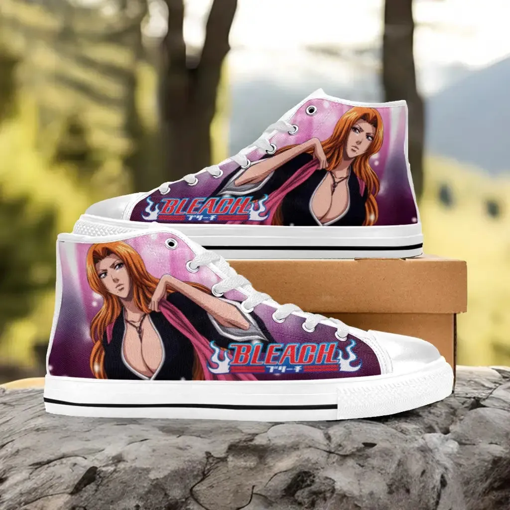 Bleach Rangiku Matsumoto Shoes High Top Sneakers for Kids and Adults