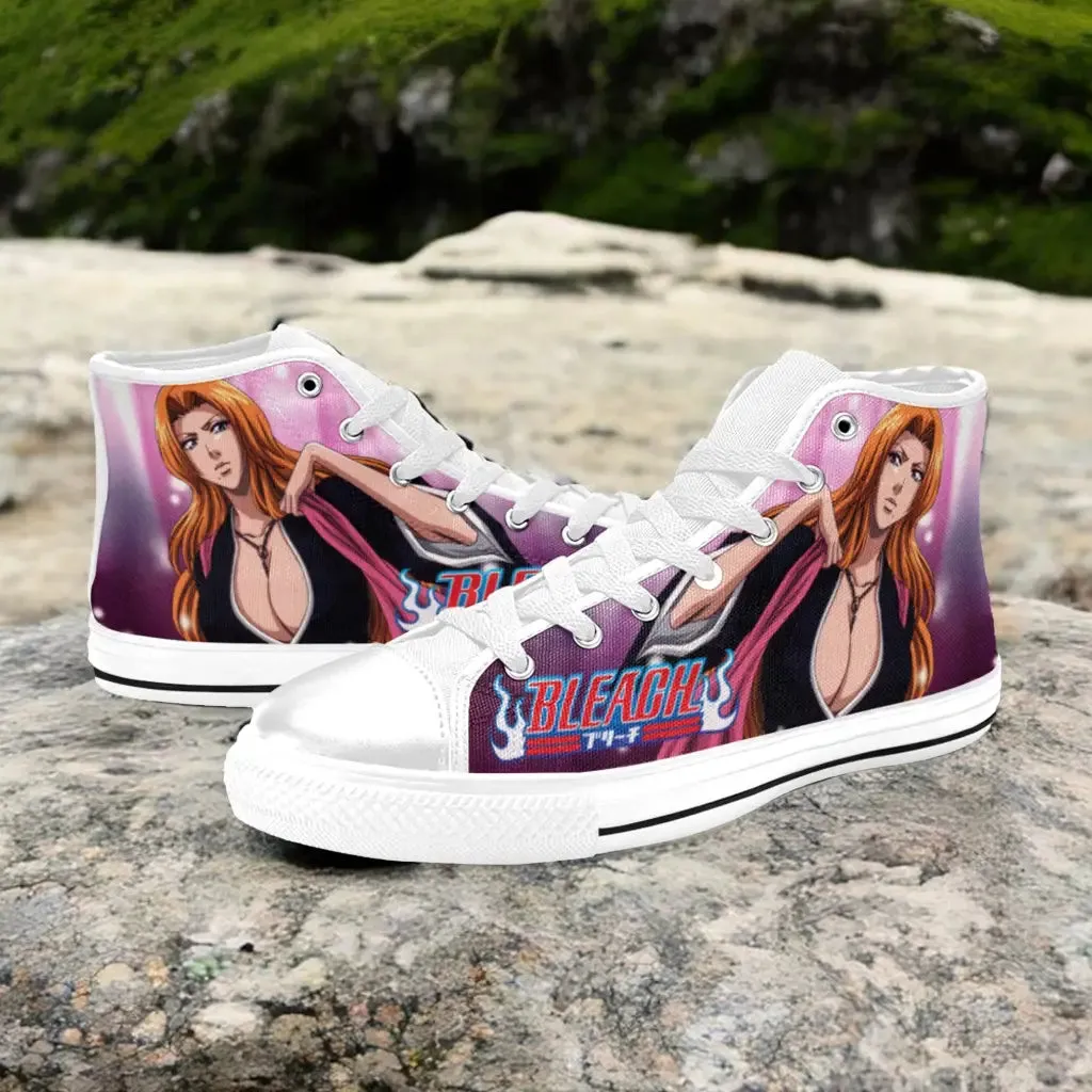 Bleach Rangiku Matsumoto Shoes High Top Sneakers for Kids and Adults