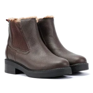 Blowfish Malibu Vera Cozy Faux Leather Women's Dark Brown Boots