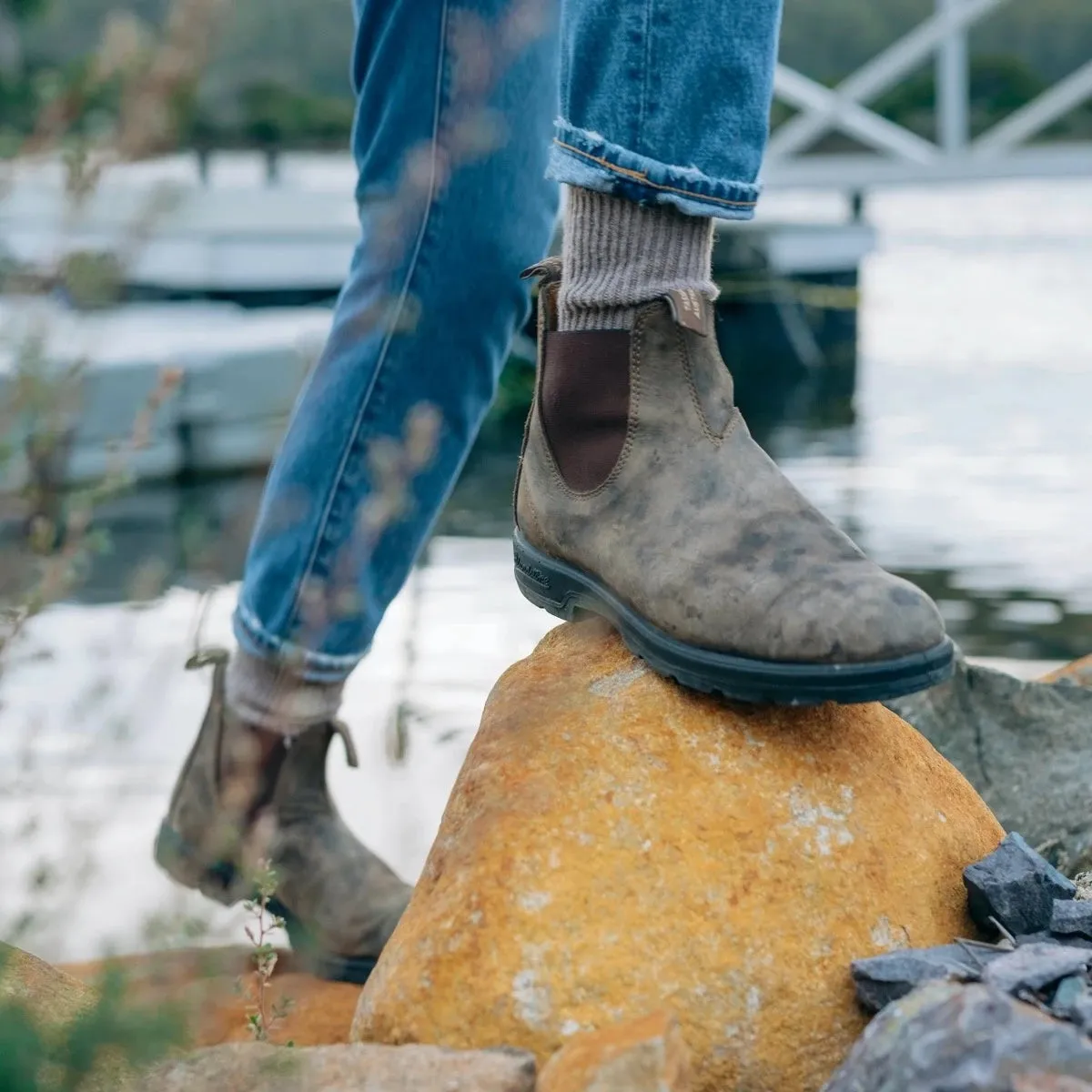 Blundstone 585 Chelsea Boot Rustic Brown