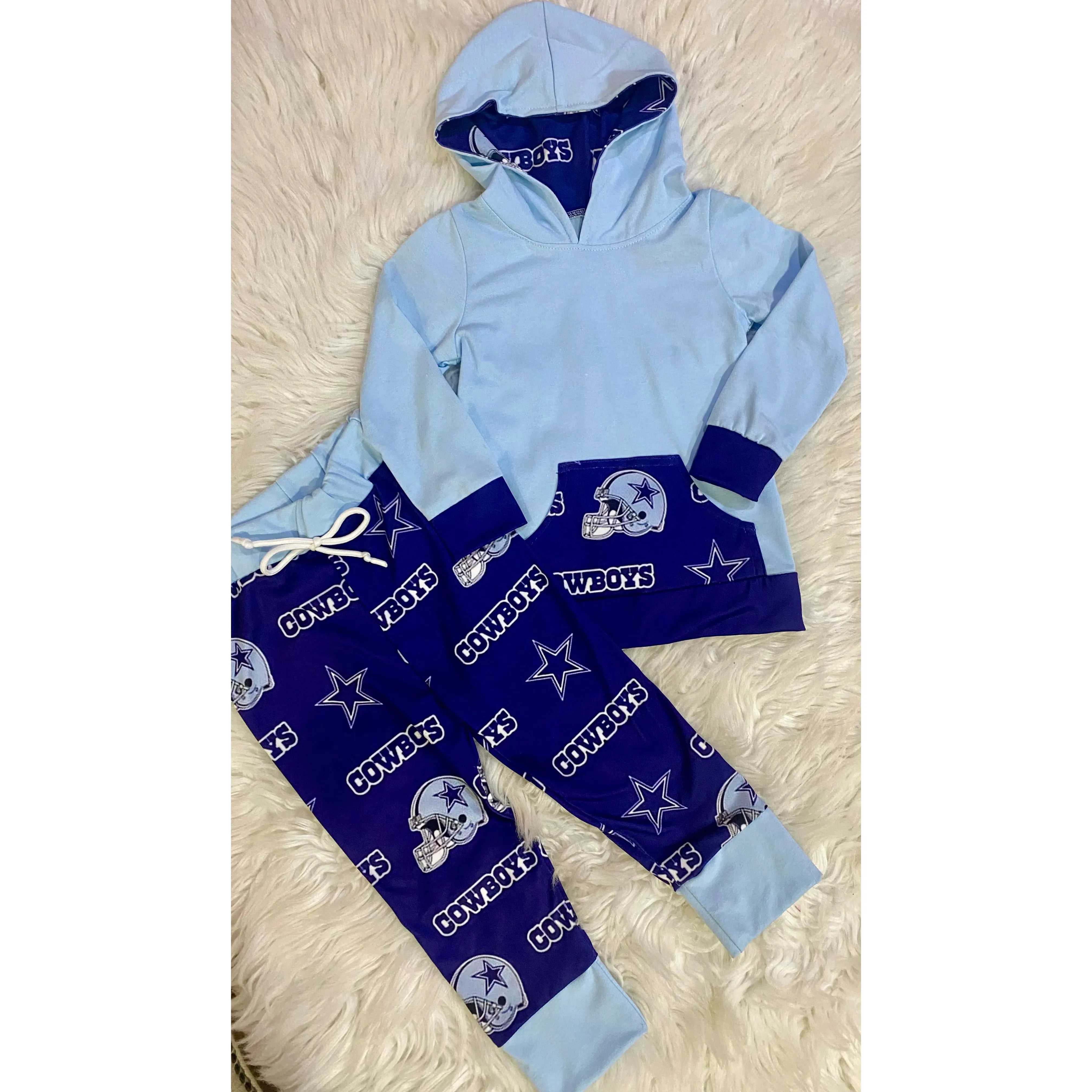 Boy's Cowboys Hoodie and Jogger Set