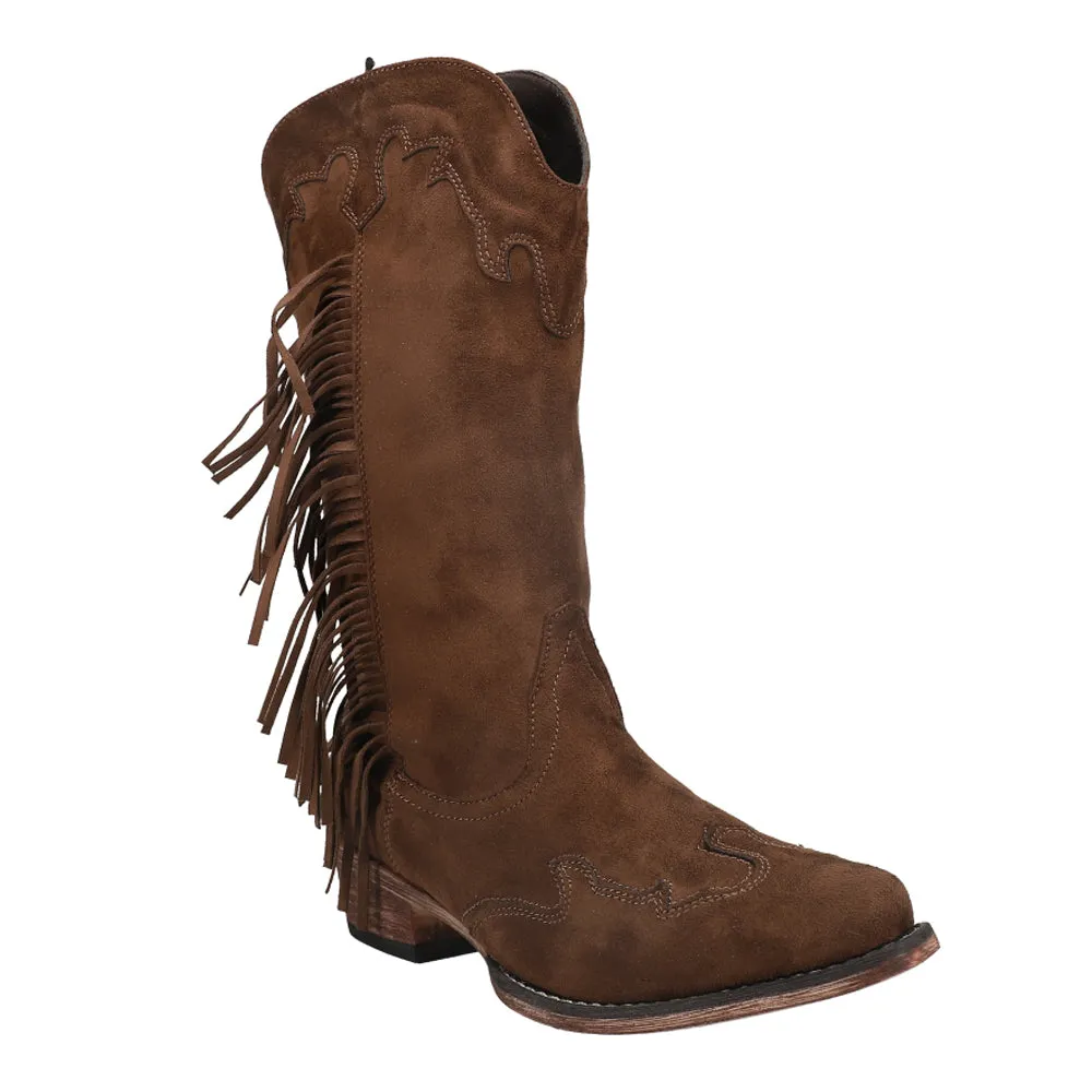 Brianna Round Toe Cowboy Boots