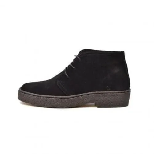 British Walkers Playboy Original Men's Black Suede High Top