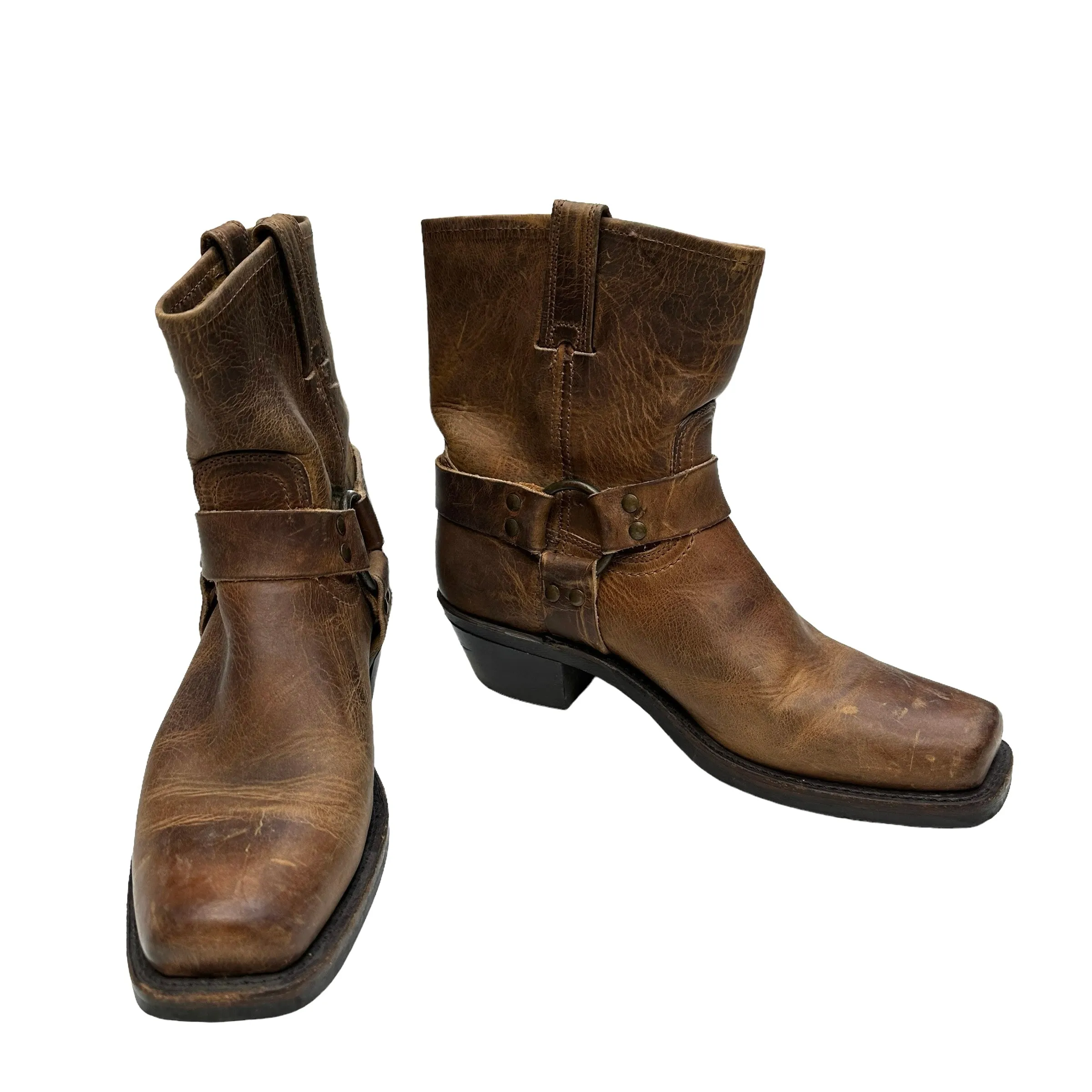 Brown Leather Boots - 9.5