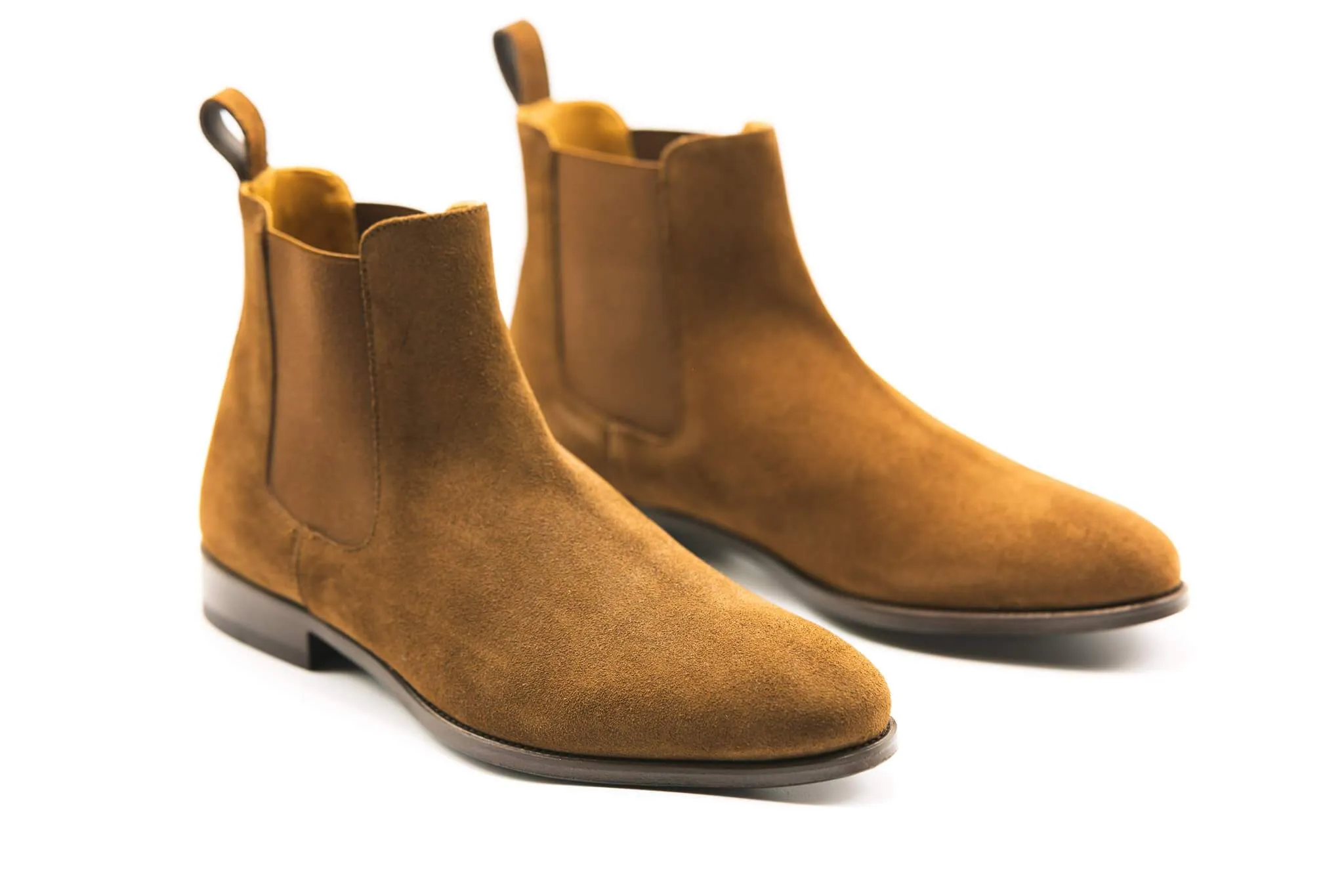 Brown Suede Chelsea Boot