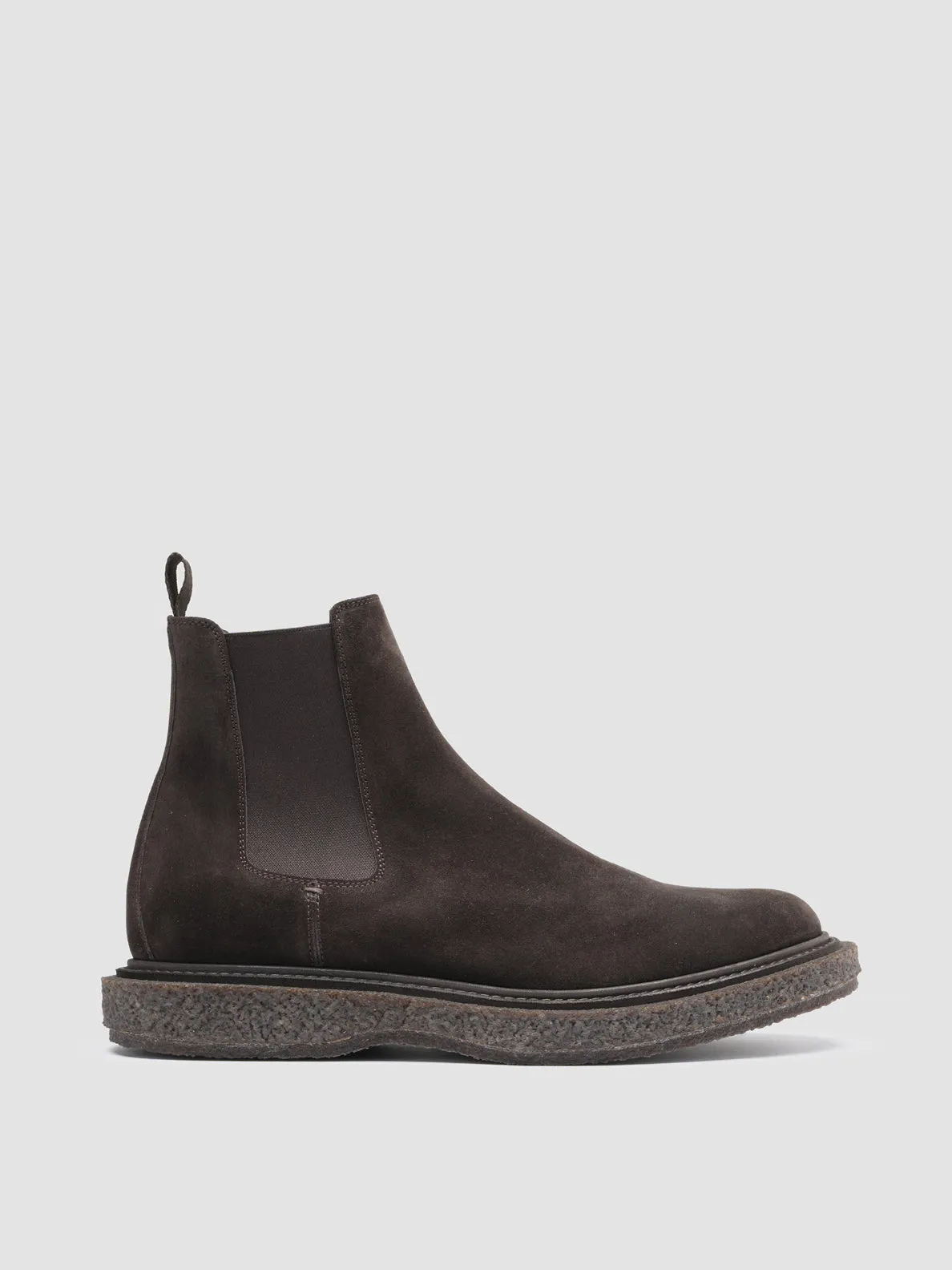 BULLET 002 - Grey Suede Chelsea Boots