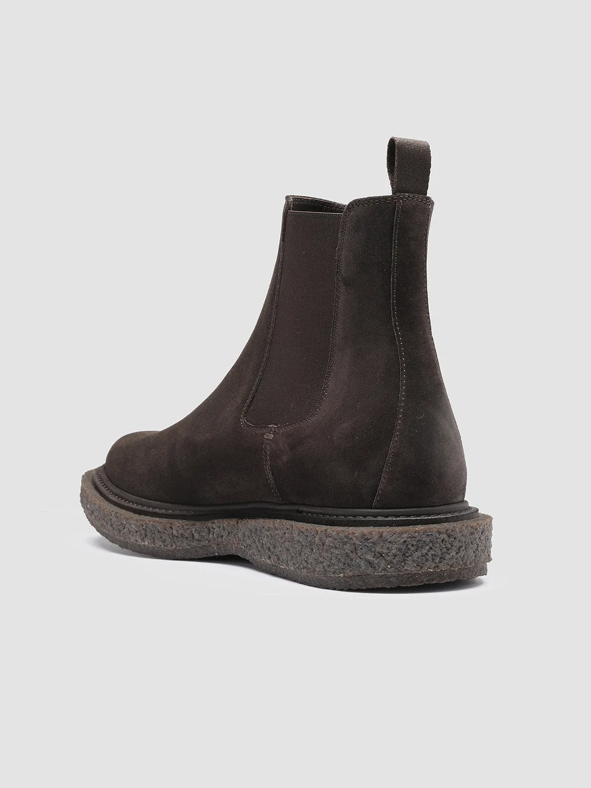 BULLET 002 - Grey Suede Chelsea Boots