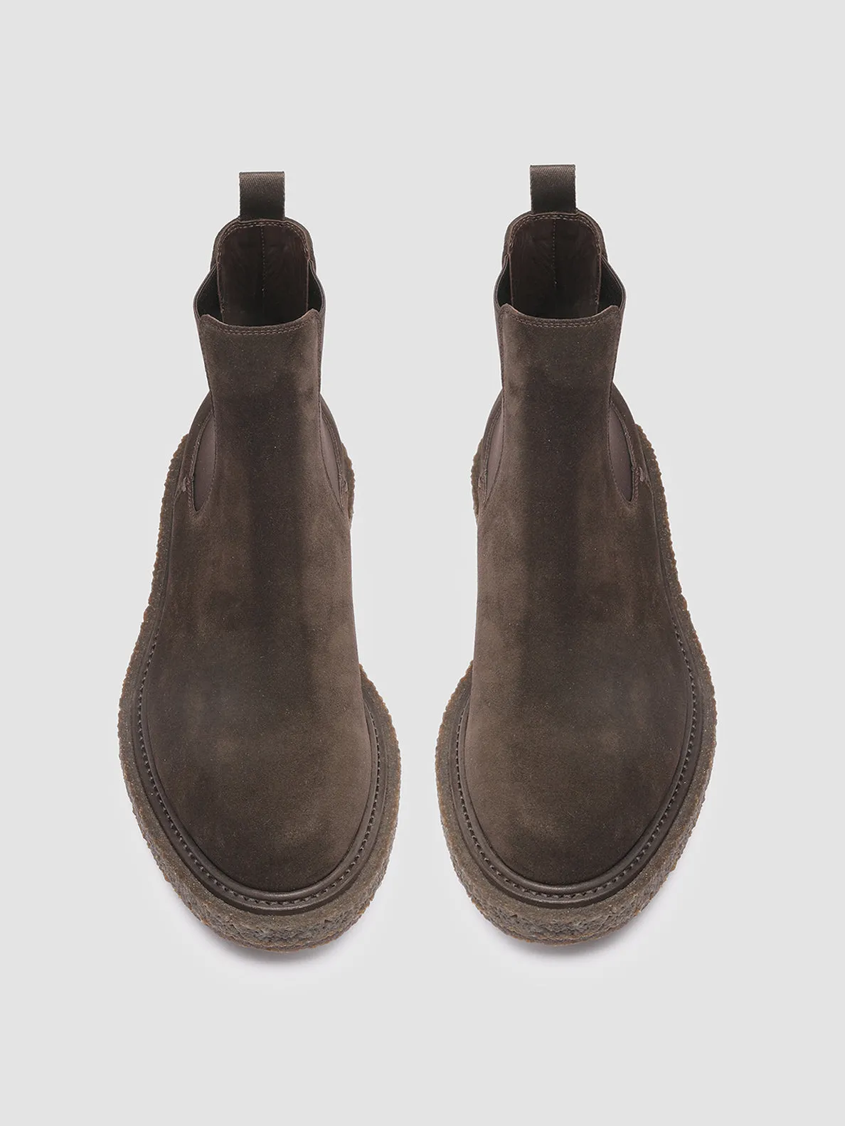 BULLET 002 - Grey Suede Chelsea Boots