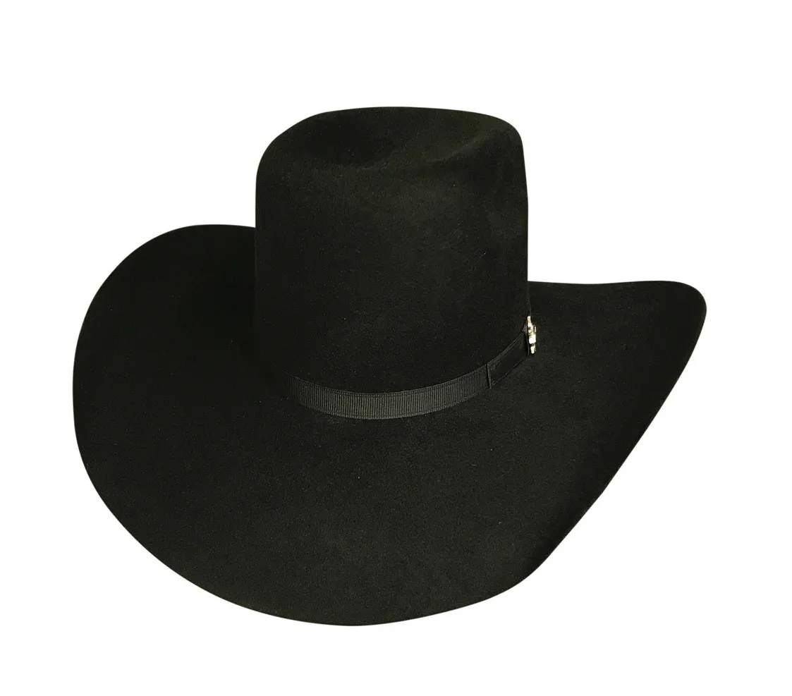 BULLHIDE MEN'S CHUTE BOSS BLACK 8X FUR COWBOY HAT STYLE 0765BL