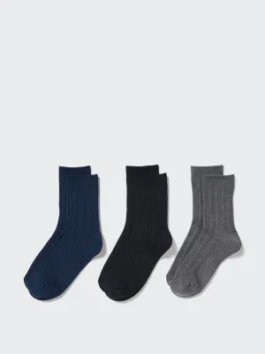 Cable knit socks (set of 3)