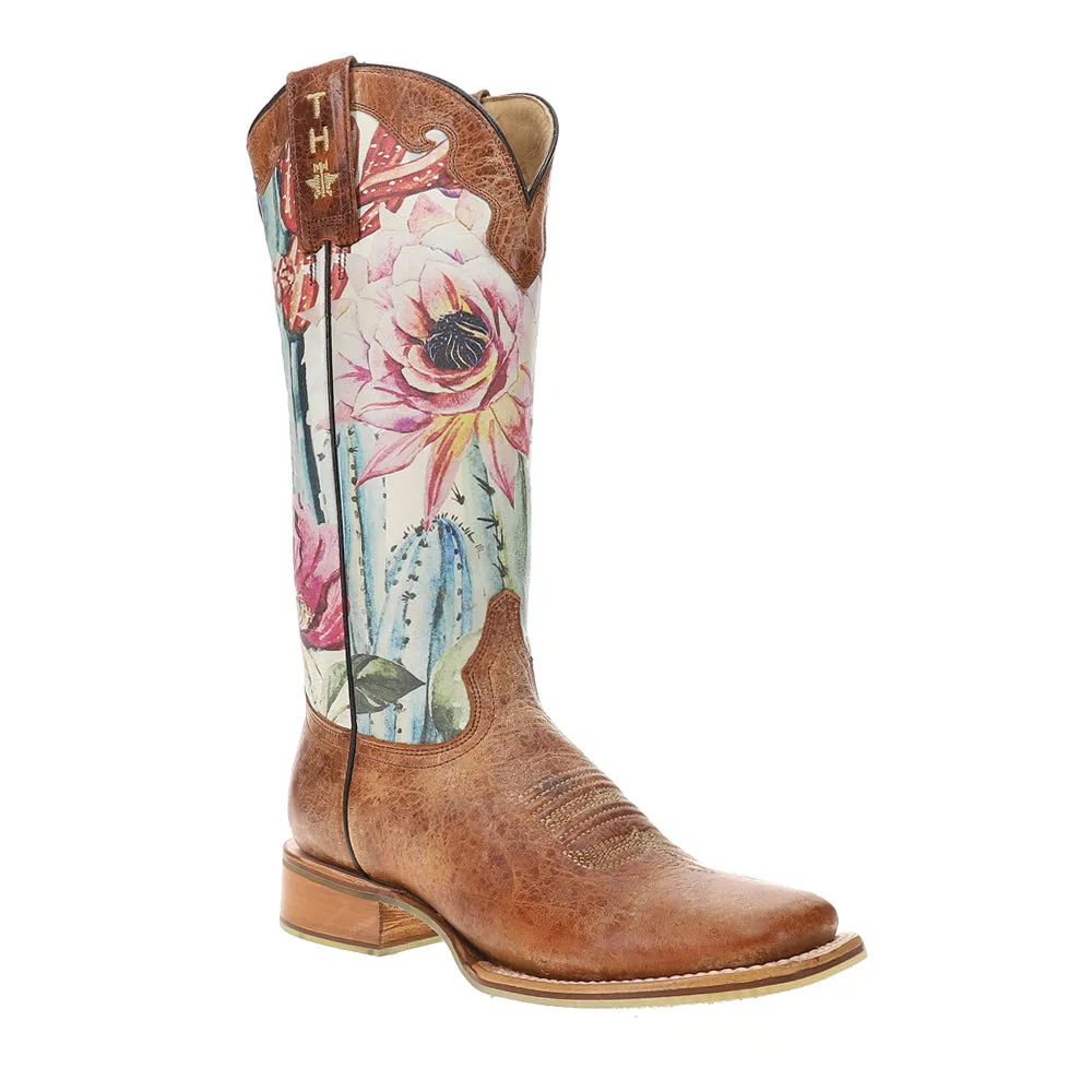 Cactilicious Square Toe Cowboy Boots